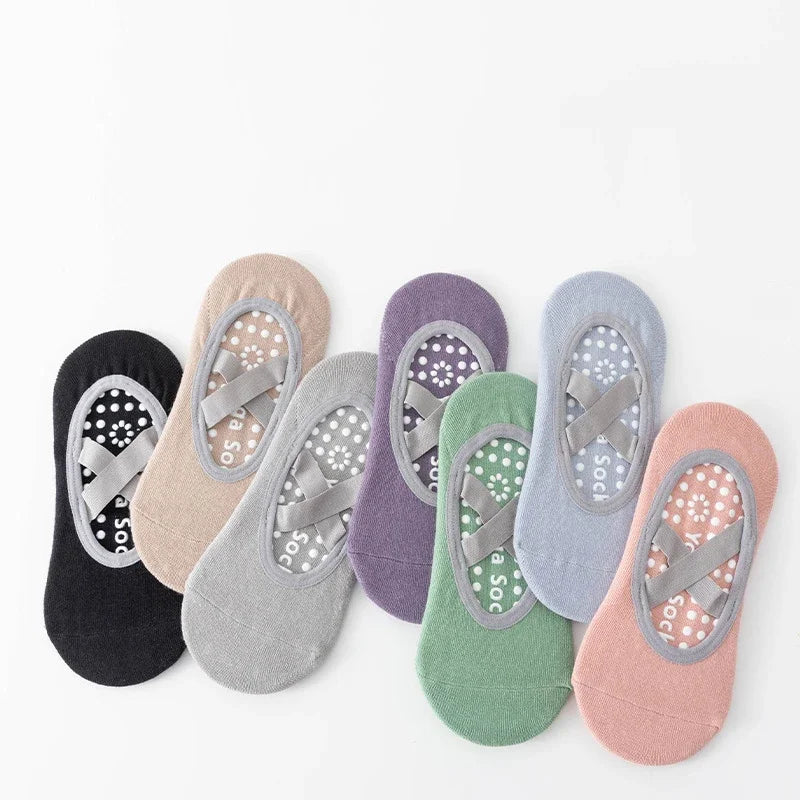 Yasmine Pilates Socks -  Anti-slip