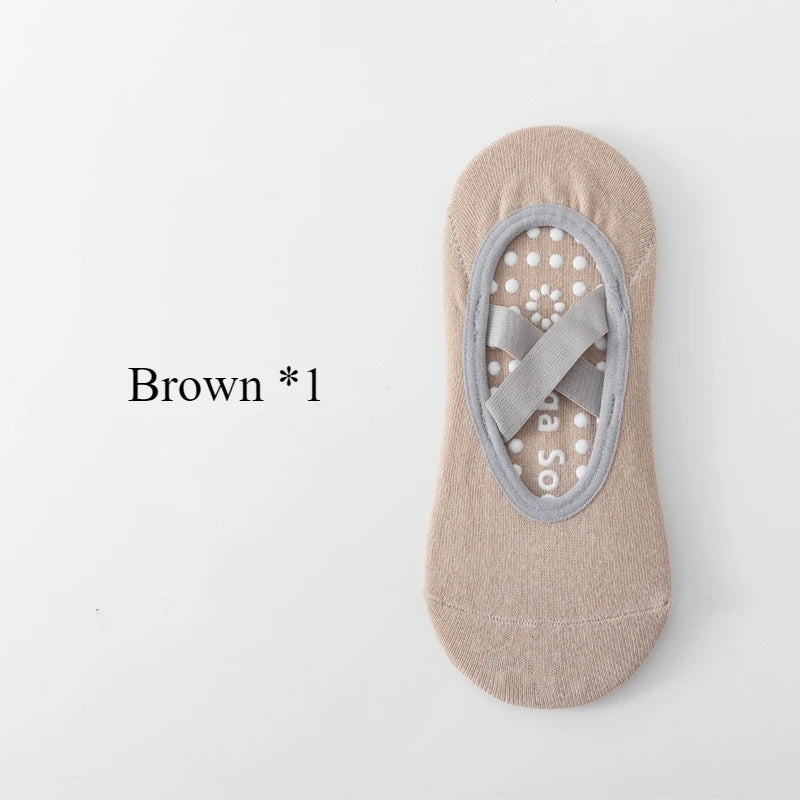 Yasmine Pilates Socks -  Anti-slip