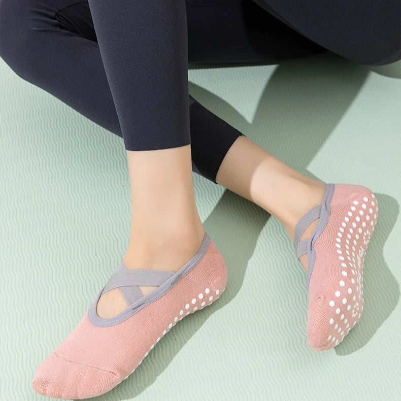 Yasmine Pilates Socks -  Anti-slip