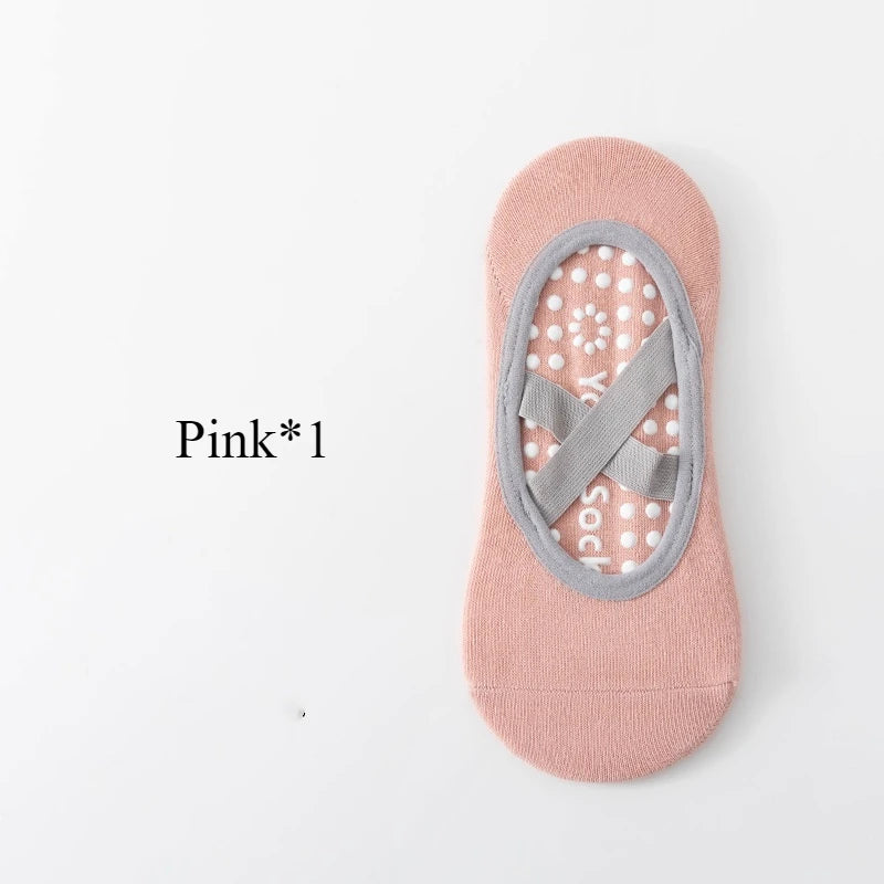 Yasmine Pilates Socks -  Anti-slip